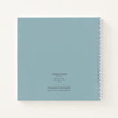 De Abstracte Textuur van de Stroom van de verf Bla Notitieboek (Achterkant)