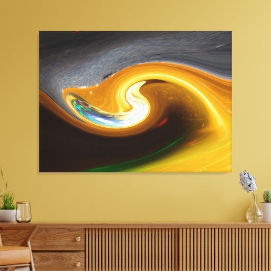 De abstracte Trompet Canvas Afdruk (Insitu (Woonkamer))