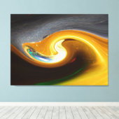 De abstracte Trompet Canvas Afdruk (Insitu (Houten vloer))