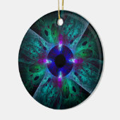 De Abstracte versiering van de oogkunst Keramisch Ornament (Links)