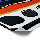 De Abstracte vliegvelden, New Orleans Poster (Hoek)