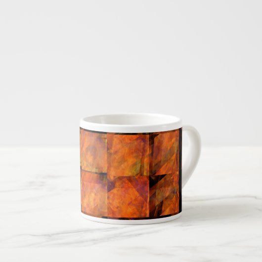 De Abstracte Wall Espresso-Mok Espresso Kop (Voorkant rechts)