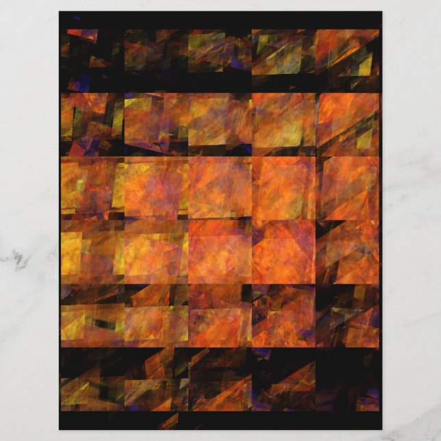 De Abstracte Wall Letterhead (Voorkant)