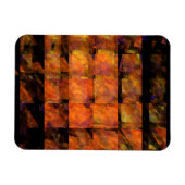 De Abstracte wand van de Kunstprijs Magnet Magneet (Horizontaal)