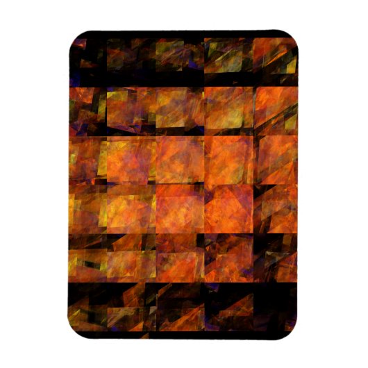 De Abstracte wand van de Kunstprijs Magnet Magneet (Verticaal)