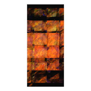 De Abstracte wandrackkaart Reclamekaart