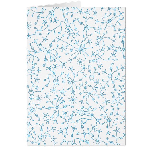 De abstraditie en fondo azul. Vegetación alieníg (Voorkant)