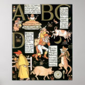De Absurd ABC  Childrens afdrukken Poster (Voorkant)