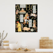 De Absurd ABC  Childrens afdrukken Poster (Keuken)