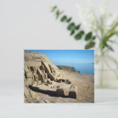 De Abu Simbel Temples, Egyptische woestijn Briefkaart (Staand voorkant)