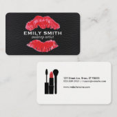 De Accessoires Kiss / Makeup Visitekaartje (Voorkant / Achterkant)