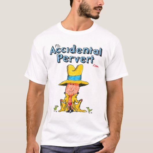 De Accidental Pervert Comedy T-shirt (Voorkant)