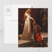 De Accolade Edmund Blair Leighton Briefkaart (Voorkant / Achterkant)