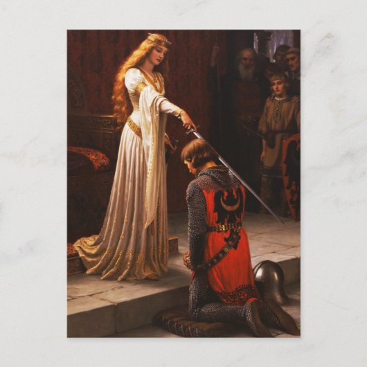 De Accolade Edmund Blair Leighton Briefkaart (Voorkant)