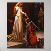 De Accolade Edmund Blair Leighton Poster (Voorkant)