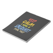 De accountant beschikt over een spreadsheet voor d notitieblok (Linkerzijde)