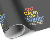 De accountant heeft een spreadsheet voor dat cadeaupapier (Rol Hoek)