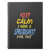 De accountant heeft een spreadsheet voor dat notitieboek (Voorkant)