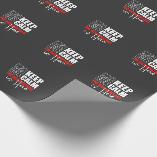 De accountant is hier cadeaupapier (Hoek)