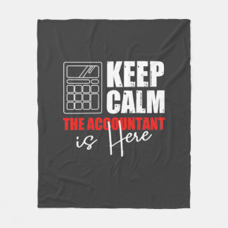De accountant is hier fleece deken