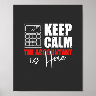 De accountant is hier poster