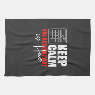 De accountant is hier theedoek