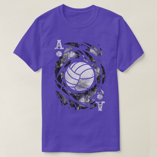 De Ace of Serves Funny Volleyball T-shirt (Design voorkant)