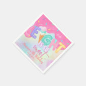 De acht is zo zoete roze die Napkins bevroeit Servet (Hoek)