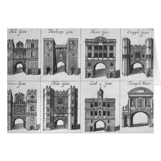 De acht poorten van de Londense City (Voorkant Horizontaal)