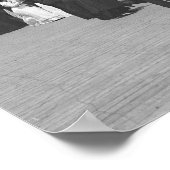 De achtbaan in Atlantic City, 1901. Vintage Poster (Hoek)