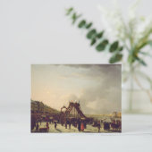 De achtbaan op de Neva in St. Briefkaart (Staand voorkant)