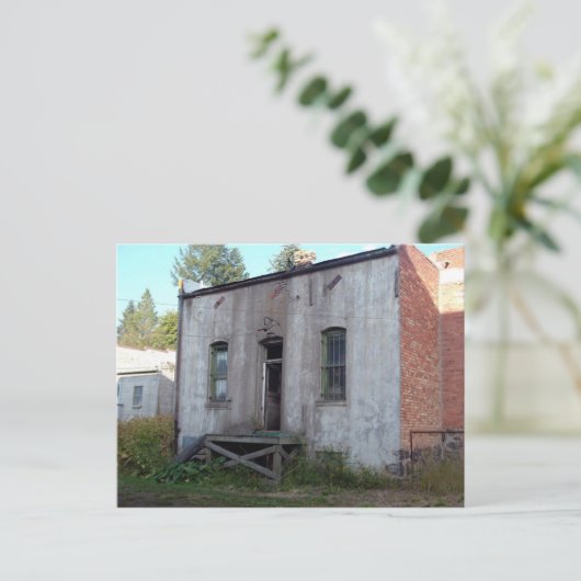 De achterdeur briefkaart (Staand voorkant)