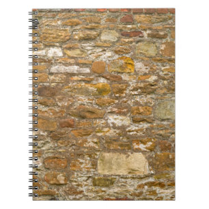 De achtergrond- en textuursteenwand. Hoge resoluti Notitieboek