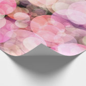 De achtergrond van bleke gele bellen. cadeaupapier (Hoek)