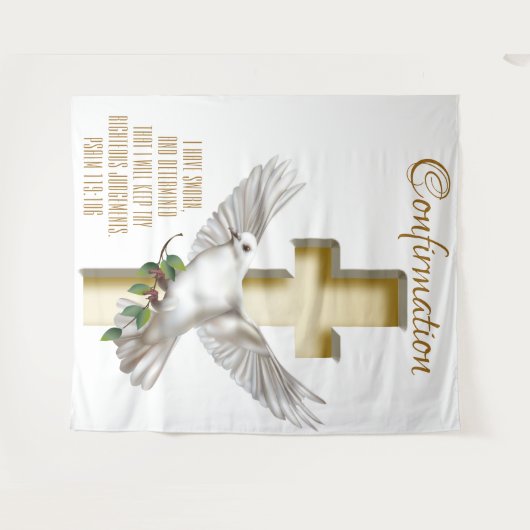 De achtergrond van de Baptisme achtergrond van de  Wandkleed (Voorkant (horizontaal))