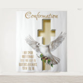 De achtergrond van de Baptisme achtergrond van de Wandkleed (Voorkant)