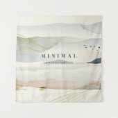 de achtergrond van de bergkunsten en de gouden lij wandkleed (Voorkant)