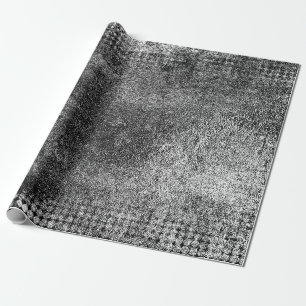 De achtergrond van de boomstam van zwarte en white cadeaupapier
