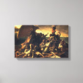 De achtergrond van de medaille canvas afdruk (Voorkant)