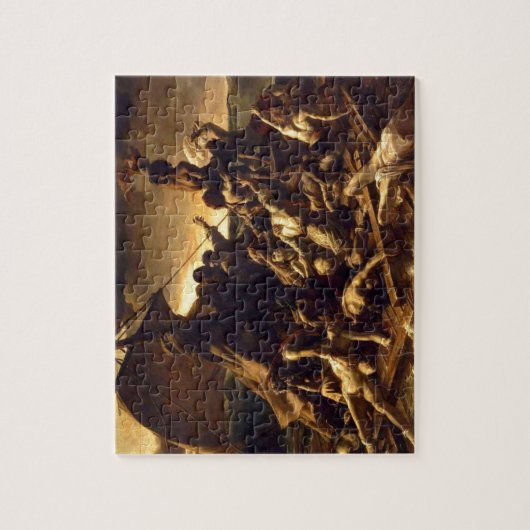 De achtergrond van de medaille legpuzzel (Verticaal)