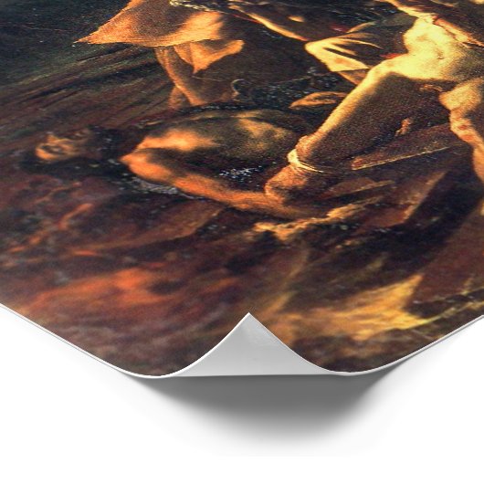 De achtergrond van de medaille poster (Hoek)