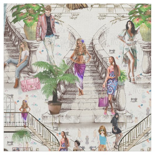 De achtergrond van de Mode Designer Stof (Close Up)