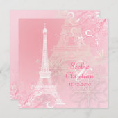 De ACHTERGROND van de TOREN INVITATIONS/DIY van Kaart (Voorkant / Achterkant)