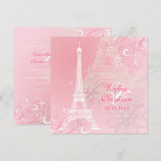 De ACHTERGROND van de TOREN INVITATIONS/DIY van Kaart (Voorkant / Achterkant)