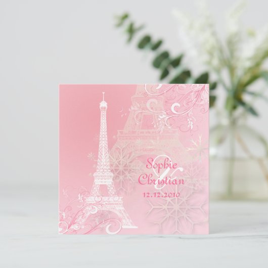 De ACHTERGROND van de TOREN INVITATIONS/DIY van Kaart (Staand voorkant)