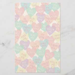 De Achtergrond van de Vorm van de liefde Briefpapier