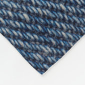 De achtergrond van gesnoeide spijkerbroek. fleece deken (Hoek)