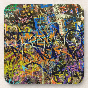 De Achtergrond van Graffiti Drankjes Onderzetter