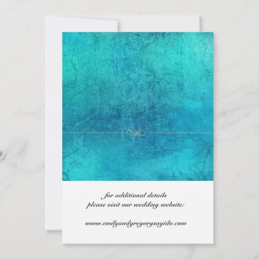 De achtergrond van het Patina van de boomstam spa Save The Date (Achterkant)