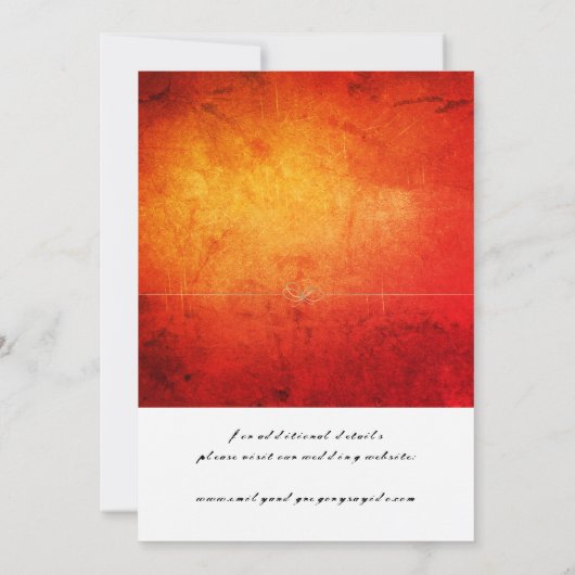 De  achtergrond van het Patina van de boomstam spa Save The Date (Achterkant)